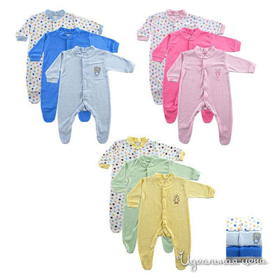 Комплект Luvable Friends, цвет цвет зеленый / желтый