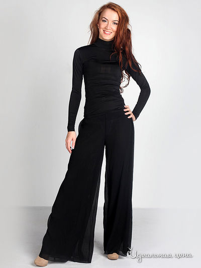 Брюки Kseniya Knyazeva, цвет цвет черный