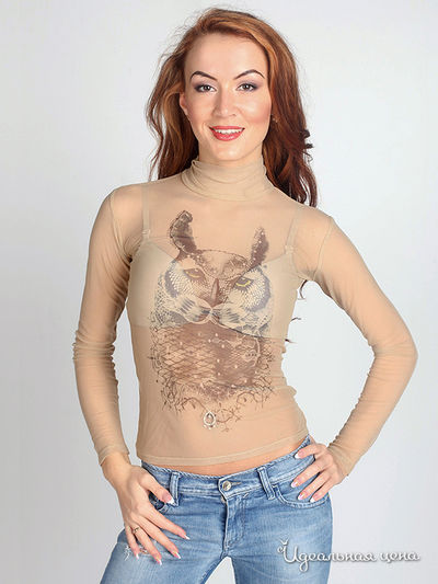 Водолазка Kseniya Knyazeva, цвет цвет бежевый