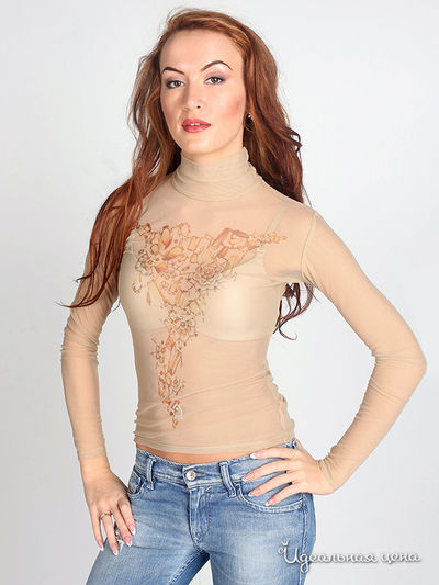 Водолазка Kseniya Knyazeva, цвет цвет бежевый