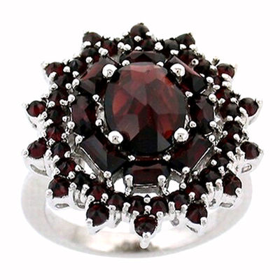 Кольцо Happy Garnets