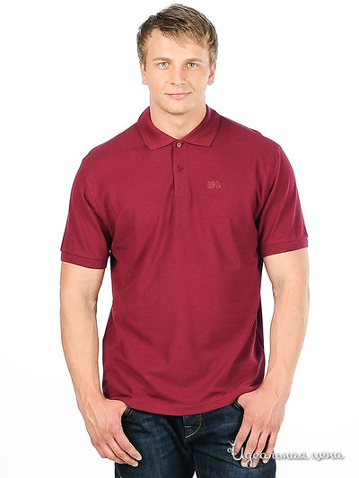 Поло Fruit of the Loom, цвет цвет бордовый