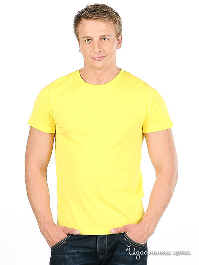 Футболка Fruit of the Loom, цвет цвет желтый