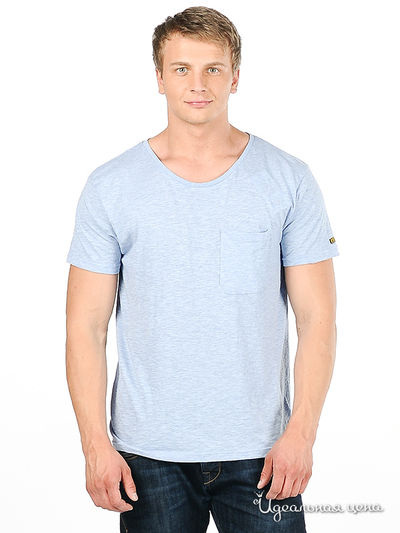 Футболка Fruit of the Loom, цвет цвет голубой меланж