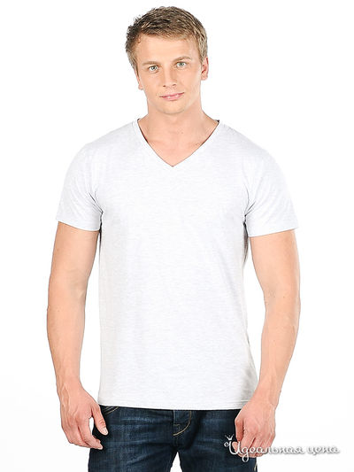 Футболка Fruit of the Loom, цвет цвет серый меланж