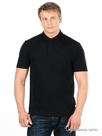 Поло Fruit of the Loom, цвет цвет черный