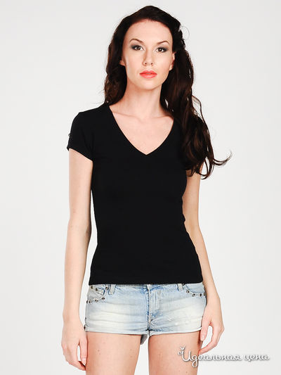 Футболка Zenana Outfitters, цвет цвет черный