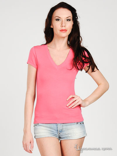 Футболка Zenana Outfitters, цвет цвет коралловый