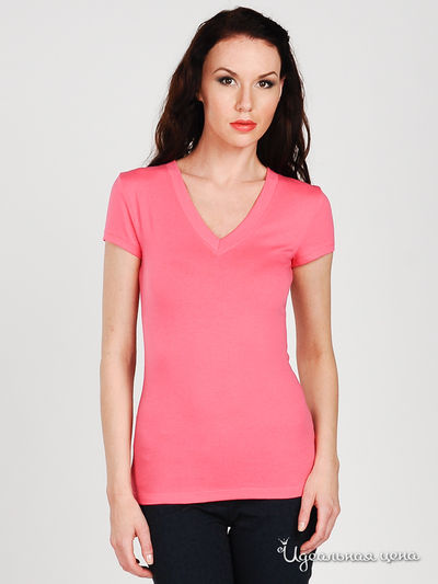 Футболка Zenana Outfitters, цвет цвет розовый