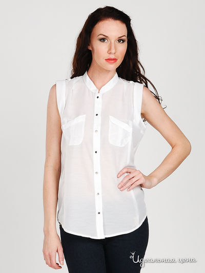 Блузка Basic House, цвет цвет белый