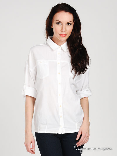 Блузка Basic House, цвет цвет белый