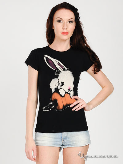 Футболка Green T, цвет цвет черный