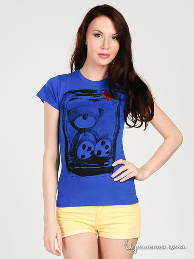 Футболка Green T, цвет цвет синий