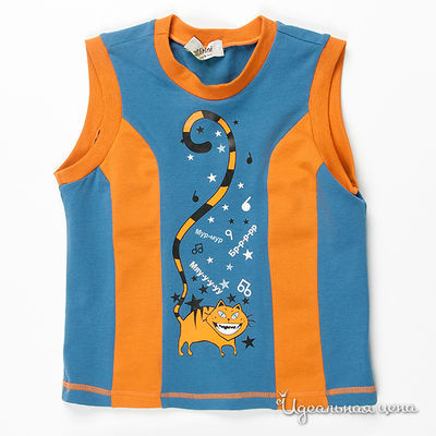 Майка Stillini, цвет цвет синий / оранжевый