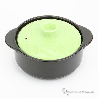 Кастрюля Atlantis, цвет цвет черный / зеленый