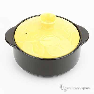 Кастрюля Atlantis, цвет цвет черный / желтый