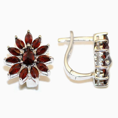 Серьги Happy Garnets