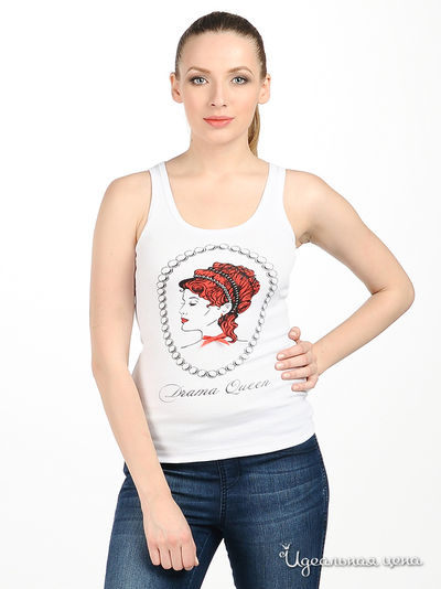 Майка Русский мех, цвет цвет белый