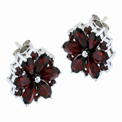 Серьги Happy Garnets