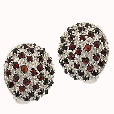 Серьги Happy Garnets