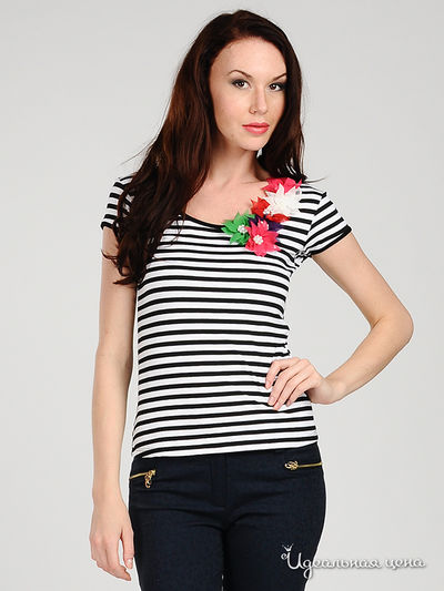 Футболка Турецкий шик, цвет цвет белый / черный