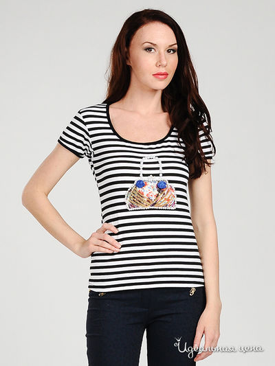 Футболка Турецкий шик, цвет цвет белый / черный