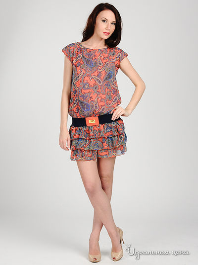 Платье Турецкий шик, цвет цвет коралловый