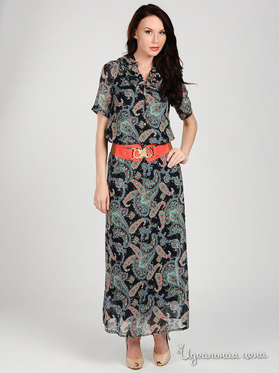 Платье Турецкий шик, цвет цвет темно-синий