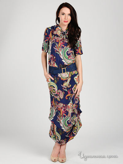 Платье Турецкий шик, цвет цвет синий