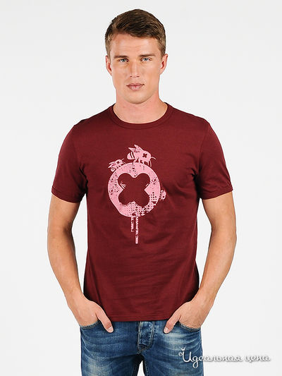 Футболка Donatto, цвет цвет бордовый