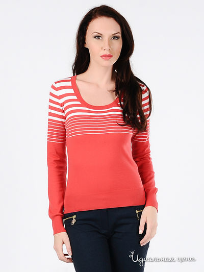 Джемпер Donatto, цвет цвет красный / белый