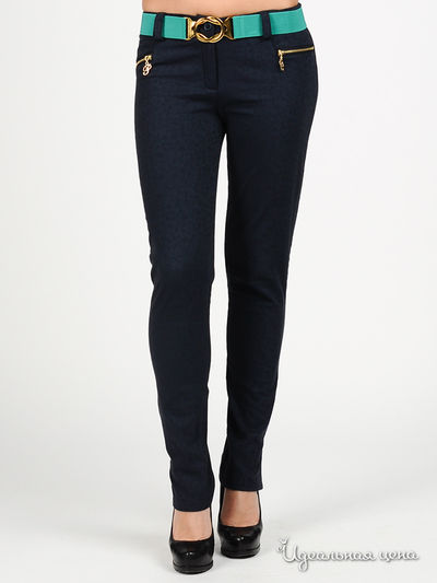 Брюки Мультибренд, цвет цвет синий