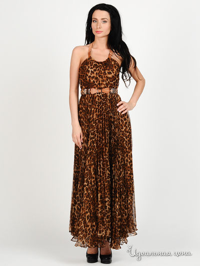 Платье Мультибренд, цвет цвет коричневый