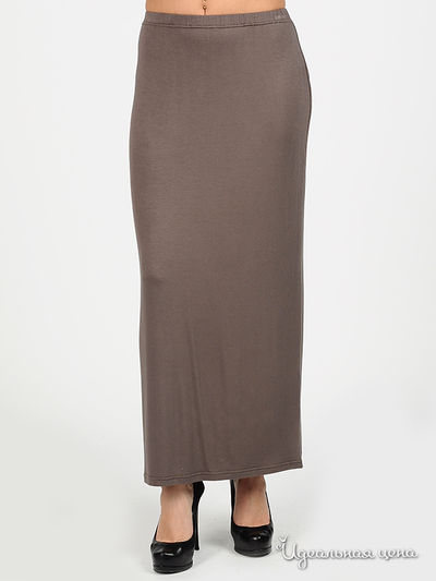 Юбка Adzhedo, цвет цвет серо-коричневый