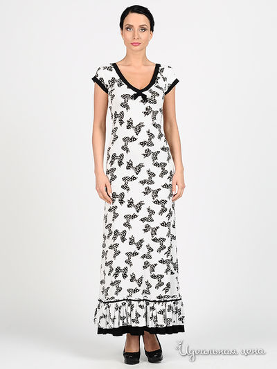 Платье Adzhedo, цвет цвет белый / черный