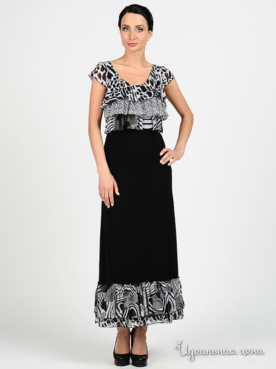 Платье Adzhedo, цвет цвет черный / белый