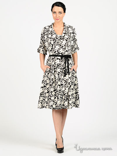 Пальто Adzhedo, цвет цвет белый / черный