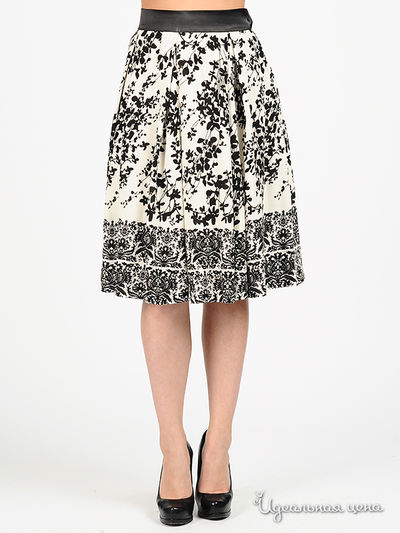Юбка Adzhedo, цвет цвет белый / черный