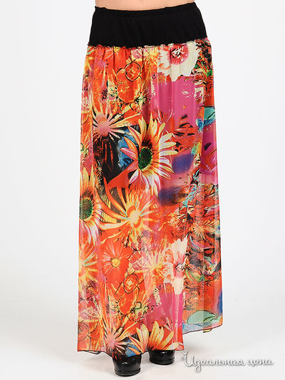 Юбка Adzhedo, цвет цвет оранжевый