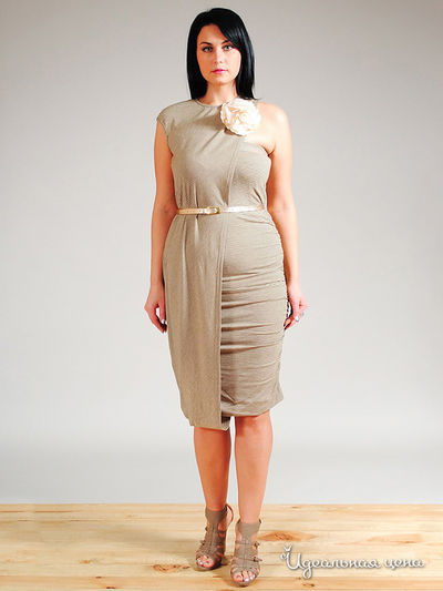 Платье Lenta, цвет цвет бежевый