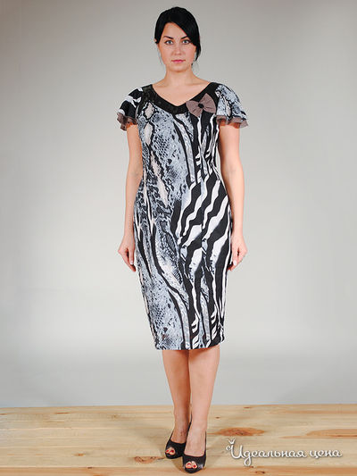 Платье Lenta, цвет цвет черный / белый