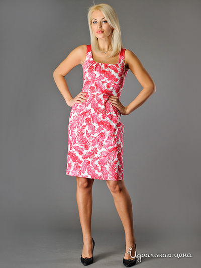 Платье Kate Cooper&Rouge, цвет цвет розовый / белый