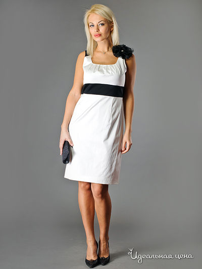 Платье Kate Cooper&amp;Rouge женское, цвет белый / черный