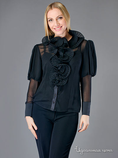 Блуза Kate Cooper&Rouge, цвет цвет черный