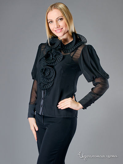 Блуза Kate Cooper&amp;Rouge женская, цвет черный