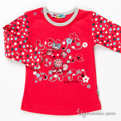 Лонгслив Marry Rose, цвет цвет красный