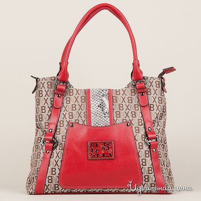 Сумка Glorius, цвет цвет серый / коричневый / красный