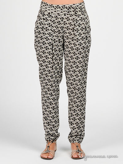 Брюки F5jeans, цвет цвет черный / молочный