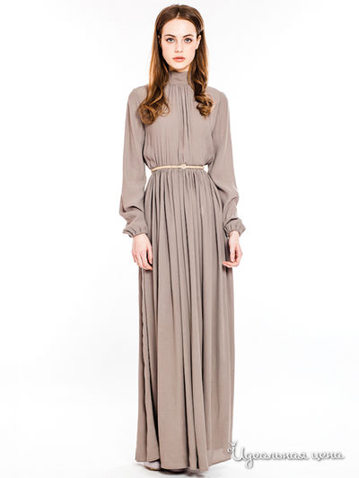 Платье Pepen, цвет цвет серый