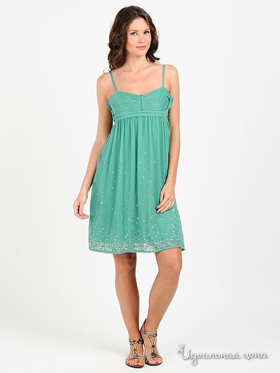 Платье Silvian Heach, цвет цвет зеленый